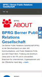 Mobile Screenshot of bprg.ch